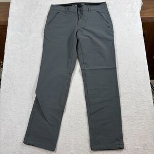 Mountain Hardwear AP Alpine Climbing Pants Womens 10/42 Gray Mid Rise Hiking